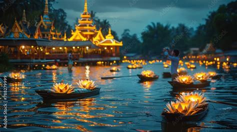   legend of the Loy Krathong -  A Tale of Floating Wishes and Forgotten Grudges